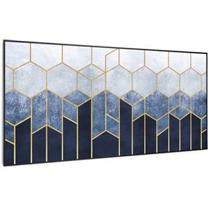 Klarstein Air Art Smart Stufa Elettrica Basso Consumo, Termoconvettore Elettrico da Parete 700W con Controllo IoT/WiFi App, Termosifone Elettrico a Muro, Pannello Radiante Infrarossi, Senza CO2