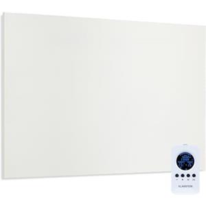 Klarstein Stufa Elettrica Infrarossi Basso Consumo, Pannello Radiante Infrarossi 580 Watt con Telecomando e Timer, Pannelli a Riscaldamento, Pannello per Riscaldamento Senza CO2