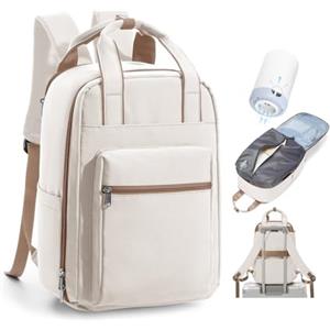 BJLFS Zaino da Viaggio con Sottovuoto Ryanair 40x30x20 Wizzair Bagaglio a mano 40x20x25 Ryanair con Pompa Borse da Cabina per Easyjet 45x36x20 con compressione sottovuoto,Zaino Casual per Laptop