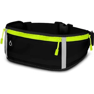 ONEFLOW Active Pro - Cintura da corsa per Sony con 3 scomparti, traspirante, per sport, per jogging, cellulare, marsupio, impermeabile, Massimo nero, Sony Xperia 10 VI, Utility