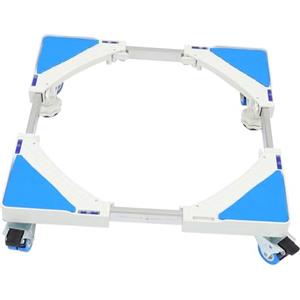 SOLUSTRE Base Regolabile Per Lavatrice e Frigorifero Con Ruote Supporto Mobile Per Elettrodomestici Soluzione Pratica Per Spostamenti Sicuri e Stabili