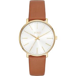 BUREI Orologi da donna moda minimalista analogico in pelle al quarzo impermeabile orologi per le donne