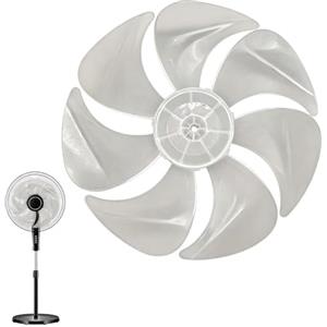 zwxqe Pale di Ricambio per Ventilatore a Pavimento, 7 pale universali da 30 cm, Ricambio per ventilatore a piantana, Adatto per Parete, Stelo, Tavolo, Ufficio, Soggiorno, Appartamento, Casa