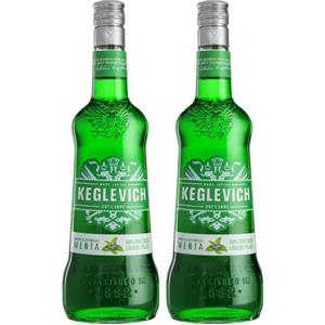 Keglevich Vodka alla Menta - 700 ml (Confezione da 2)