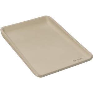LIONELO Fasciatoio Neonato MEGS 50×70 cm Materassino Fasciatoio in Schiuma PU, Morbido Caldo al Tatto, Impermeabile, Antiscivolo, con Bordi Rialzati per Comfort e Sicurezza, Portatile (Beige)