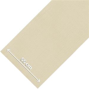 Olivo Tappeti OLIVO.shop Tappeto Cucina Antiscivolo PVC 55x250 cm ROTOLO COMFORT | Tappetino a Rotolo per Cucina, Lavello, Corsia, Cassetti, Piano Cottura, Scarpiere, Bordo Piscina, Lavabile, BEIGE