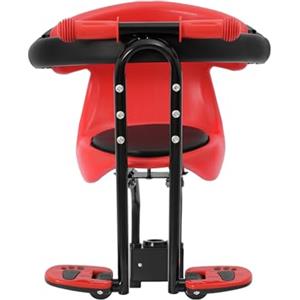 NotomaOOV Seggiolino per bicicletta anteriore, portata 50 kg, sedile rimovibile, griglia di protezione completa, per mountain bike, bambini da 1 a 4 anni