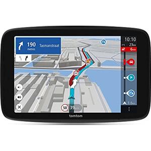 TomTom Navigatore per camion e bus GO Expert Plus Premium Pack (schermo da 7, percorsi e PDI per veicoli grandi, TomTom Traffic, mappe del mondo, avvisi su limitazioni live, USB-C)