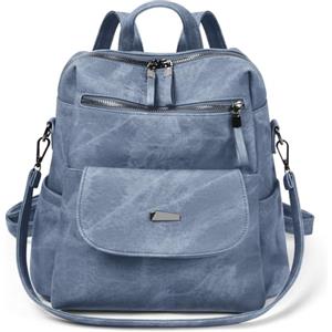 Aucuu Zaino Donna, Borsa Zaino Donna Elegante, Zainetto Multifunzionale, Zainetto Casual in Pelle PU, Zaini Antifurto, Borsa a Zaini Casual per Shopping Scuola Viaggio Lavoro