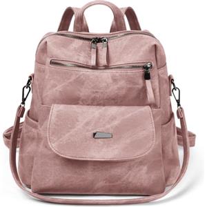 Aucuu Zaino Donna, Borsa Zaino Donna Elegante, Zainetto Multifunzionale, Zainetto Casual in Pelle PU, Zaini Antifurto, Borsa a Zaini Casual per Shopping Scuola Viaggio Lavoro
