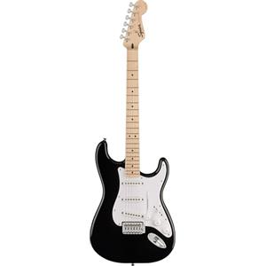 Fender Squier by Fender Sonic Stratocaster - Chitarra Elettrica con Tastiera in Acero, Pickguard Bianco e Nero, Pickup Single-Coil, con Lezioni Gratuite su Fender Play
