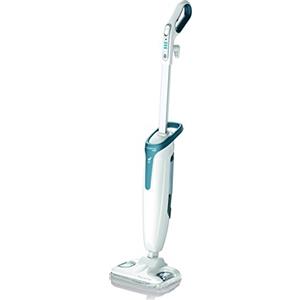 ROWENTA STEAM POWER ALL FLOORS Scopa Pulitore a vapore igienizzante antibatterico, senza prodotti chimici, 1200 W, Tappeto, Moquette, Piastrelle RY6597WH, Bianco/Blu