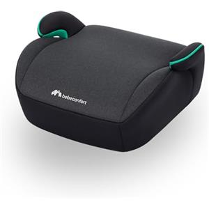 Bebeconfort Manga i-Safe Rialzo Auto, Alzatina auto per bambini 6-12 anni, 128-150 cm, Seggiolino auto leggero e compatto, Seduta imbottita, Tinted Black