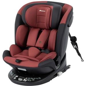 Bebeconfort RevolveFix 360 i-Size Girevole 360, Seggiolino Auto 0-36 Kg, 0-12 anni, ISOFIX con Top Tether, Seggiolino Reclinabile 6 Posizioni, 12 Posizioni Poggiatesta, Tessuti Traspiranti, Dual Red