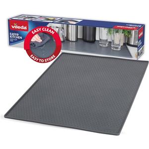 Vileda Tappeto Silicone Cucina 40x60cm - Tappetino antiscivolo per uso alimentare per la Cucina - Resistente al Calore e Antiscivolo - Ideale per piani di Lavoro, Tavoli, Cassetti e Ripiani