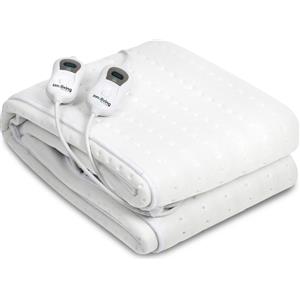INNOLIVING SpA Scaldaletto Matrimoniale 100% Poliestere - Riscaldamento Comfort per Notti Calde e Riposanti