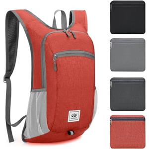 ROEOWENE Zaino Pieghevole Ultraleggero 15L - Daypack per Viaggio, Escursionismo e Trekking - Ideale per Campeggio, Ciclismo
