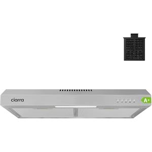 CIARRA CBCS6903D Cappa Aspirante Sottopensile 60 cm Argento Classe A+ 58 dB