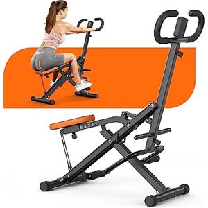 Dskeuzeew - Cyclette Power Body, attrezzatura per allenamento degli addominali, attrezzatura per palestra domestica, per addome, braccia, gambe, schiena e glutei