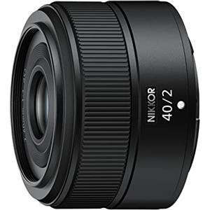 Nikon NIKKOR Z 40mm f/2, Obiettivo Standard Mirrorless, Compatto, Nitido, Luminoso, Formato FX, AF Silenzioso, nero [Nital V.I.P.: 6 anni di garanzia]