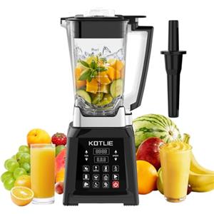 KOTLIE NY-8088EJA - Frullatore da Tavolo 2L, 7 Funzioni, Autopulente (Senza Riscaldamento)