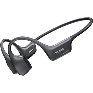 DOOGEEEco Cuffie a Conduzione Ossea Nuoto, 10H IP68 Impermeabili Sportivi Auricolari Conduzione Ossea 64GB MP3 Bluetooth 5.4 Nuoto, corsa e fitness,grigio scuro