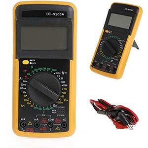 Shentan Handheld DT 9205 a multimetro lcd ac/dc amperometro Resistenza elevata Tester (senza batteria)
