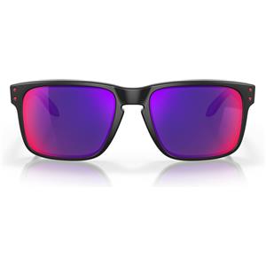 Oakley Occhiali da Sole OO9102 910236 Holbrook Nero/Rosso Unisex 57/18/137