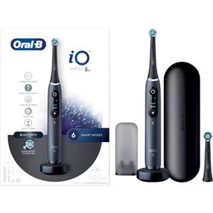 PROCTER & GAMBLE Oral-B Spazzolino Elettrico Ricaricabile IO 8S Nero Con 2 Testine E 1 Custodia Da Viaggio