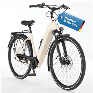Fischer E-Bike City CITA 6.8i ULTIMATE Bicicletta elettrica per donne e uomini, telaio 50, motore centrale 50 Nm, batteria 36 V