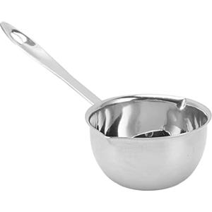 plplaaoo pentola per fondere il burro,Piccola pentola per il latte, scaldaburro, tutto in uno, fondo piatto a induzione, mini pentola per il burro, pentola per il latte, piccola casseruola(150ML)