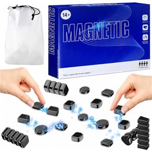 Nylea Gioco Magnetico a Scacchi (8+), Puzzle a Scacchi, Portatile, Magnetico, per Adulti e Famiglia