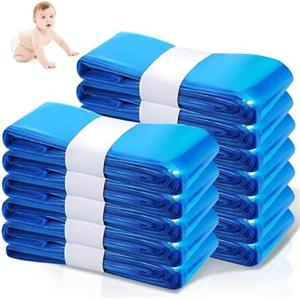 PARPAT 12 Pezzi Ricarica Mangiapannolini da 4,5 m, Sacchetti di Ricarica Antiodore Extra Resistenti, Pellicola per Secchio Mangiapannolini Compatibile con Sistemi per Littycat e per Twist & Click