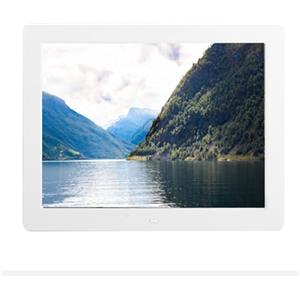 XYIANG Cornice per foto digitale ad alta definizione da 30,5 cm, design ultra sottile, adatta sia per uso commerciale che domestico (bianco)