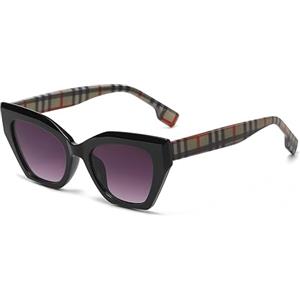 LJCZKA Occhiali da Sole Occhio di Gatto Donna, Occhiali da Sole Vintage Gatto Retro Occhiali Cat Eye Donna Sole Protezione UV400