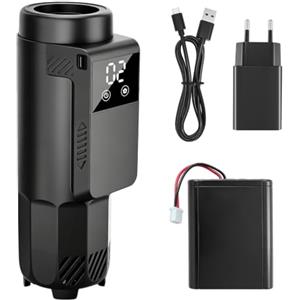 Ruioomeep Borsa termica elettrica USB per 7 penne insulina, da viaggio, 0-18 °C, controllo della temperatura, mini frigorifero per diabetici, medicinali, forniture per diabetici, portatile