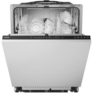 Candy Rapidò CIP 3D9E0B Lavastoviglie Integrabile 60 CM, 13 Servizi, 5 Programmi, Inizio Differito, Indicatore Sale e Lucidante, 49DB, Pannello Integrazione Non Incluso