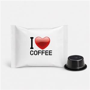 I Love Coffee Miscela Rossa, Capsule Compatibili con Sistema Lavazza A Modo Mio, 100 Capsule