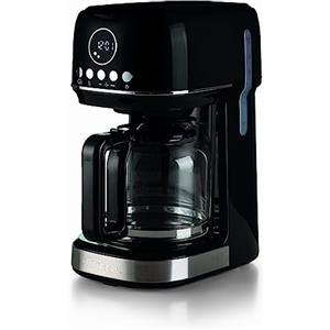 Ariete 1396, Macchina da Caffè Espresso con Macinacaffè Moderna, Caffè Buono come al Bar, Filtro 1 e 2 Tazze, Dispositivo Maxi Cappuccino, Spegnimento Automatico, Macinacaffè con Capacità 250 g, Nero