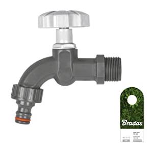 PLUMBING4HOME 3/4 x 3/4 BSP Plastica Giardino Irrigazione Rubinetto Valvola Tubo Flessibile