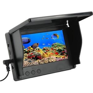 AMRTTWY Macchina fotografica subacquea, Ecoscandaglio Video Subacqueo, Schermo HD Da 4,3 Pollici, Impermeabile Per La Pesca All'aperto