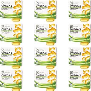 EMYTAN Omega 3 1000mg - 360 Softgel di Olio di Pesce (per 1 Anno) - Omega-3 Fonte di Acidi Grassi Essenziali EPA e DHA - Omega3 Olio Di Pesce Inodore e Senza Retrogusto - Integratore Omega 3 Senza OGM