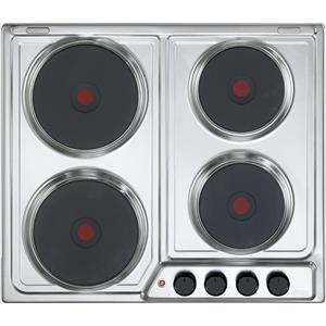 De Longhi Piano cottura a piastre elettriche FFI 46 ER in acciaio inox da 58 cm