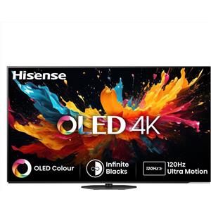 Hisense Smart TV 55 Pollici 4K Ultra HD 120 Hz Display OLED Sistema VIDAA colore Nero - 55A86Q55