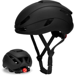 Zamufo Casco Bici LED Regolabile 54-60cm Uomo Donna