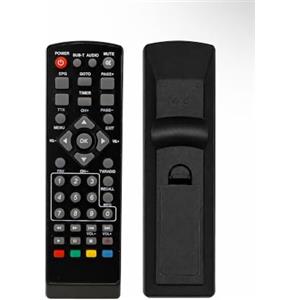 Bamof Telecomando universale 7 in 1, compatibile con ricevitore DVB-T TNT Strong, Echosat, Tempo, Leyf, Engel, Metronic, Strom, LiveTNT, Xoro, Thomson, Edision