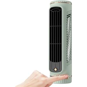 Générique Piccolo ventilatore colonna per camera da letto | ricaricabile senza pale portatile silenzioso 3 velocità | Ventilatore Torre Soffiante aria Fredda | Per interni casa camera da letto ufficio studio
