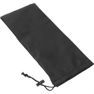 JEWEDECO Borsa per Bastoni da Trekking in Poliestere Nero, Compatta e Portatile, Custodia Pieghevole per Massimo 2 Bastoni da Passeggio per Escursioni e Trekking