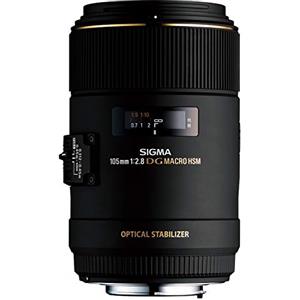 Sigma - Obiettivo 105mm-F/2.8 AF MACRO EX DG OS HSM,Attacco Canon