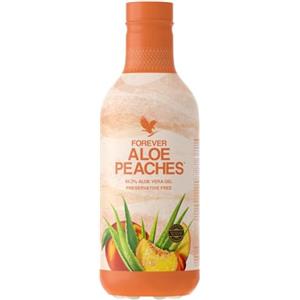 Forever Living Products Aloe Peaches - 1L | Gel di aloe vera, il sapore rinfrescante dei mirtilli che supportano il benessere delle vie urinarie, e delle mele dolci.